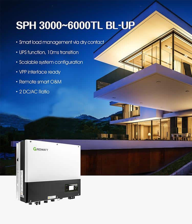 Solar Inverters SPH 3000 6000TL BL UP